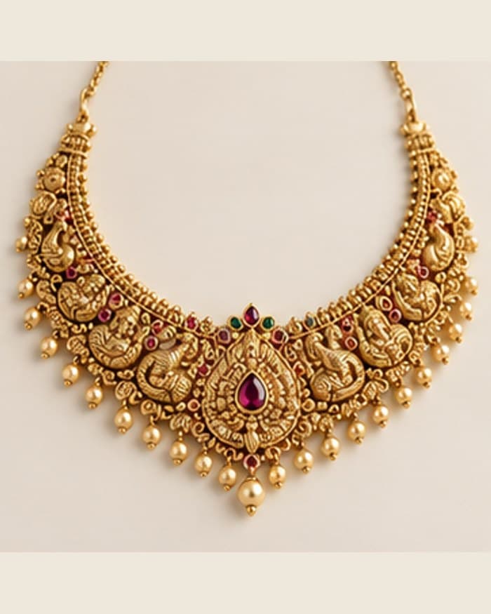 The Padma Necklace, 22K jewellery