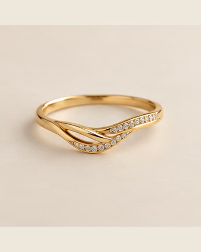 The Aarya Gold Ring, 22K jewellery